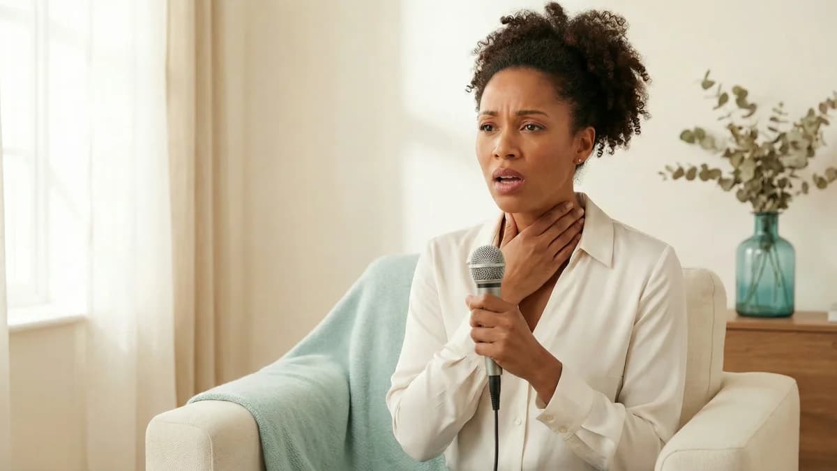ENT laryngology consultation for voice disorder symptoms at My-ENT Sydney.